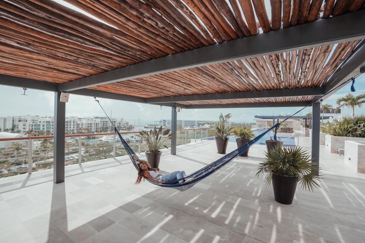 La Amada Condo With Marina View Cancún Eksteriør billede