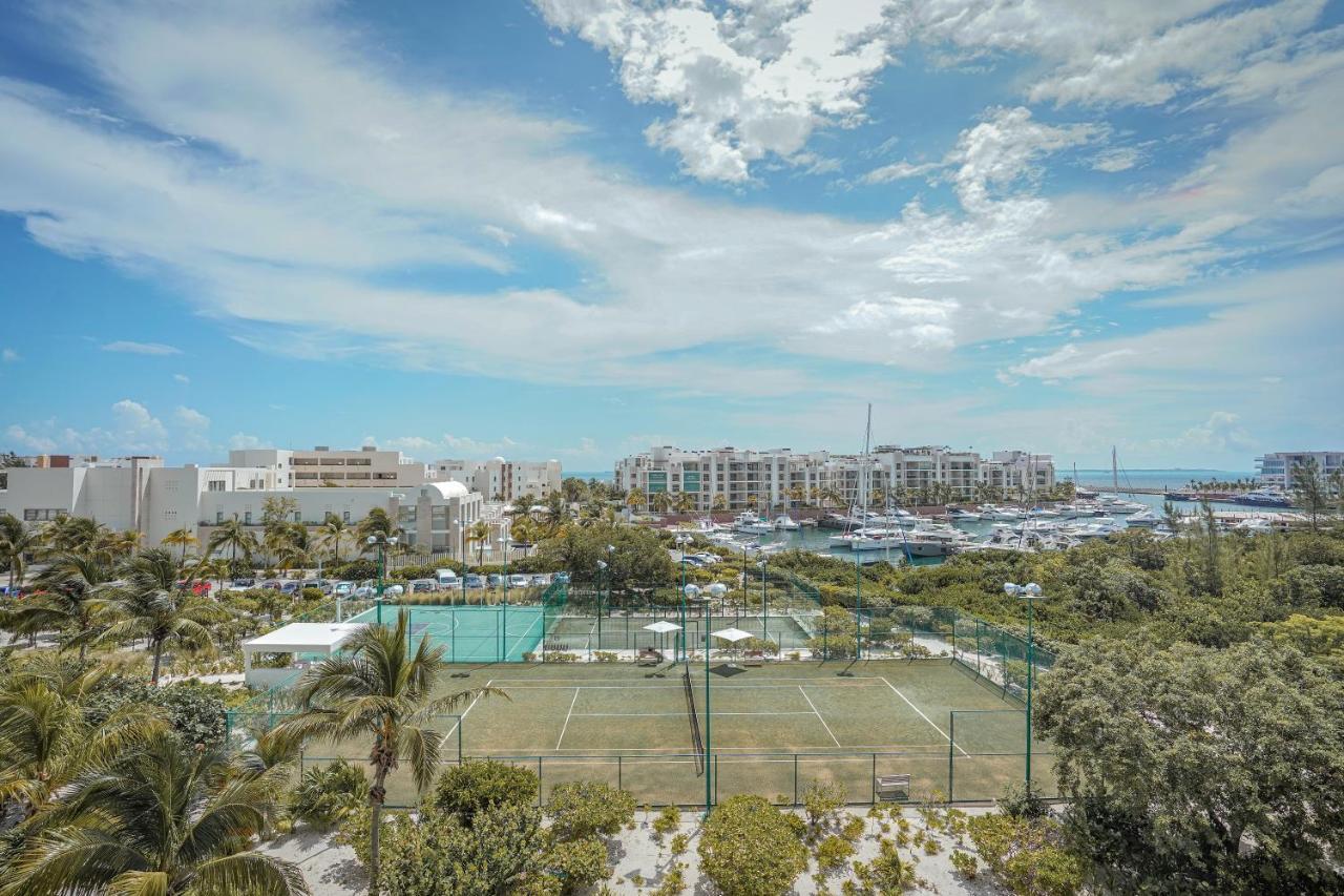 La Amada Condo With Marina View Cancún Eksteriør billede