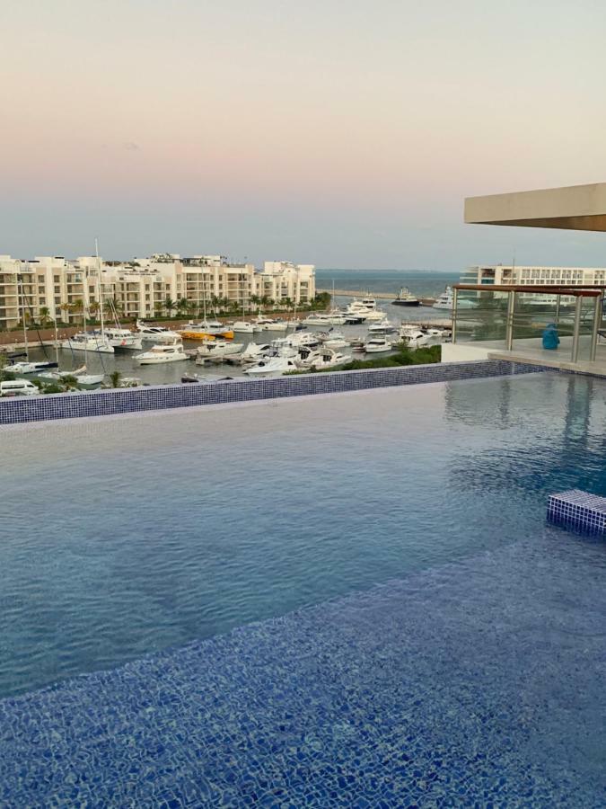 La Amada Condo With Marina View Cancún Eksteriør billede