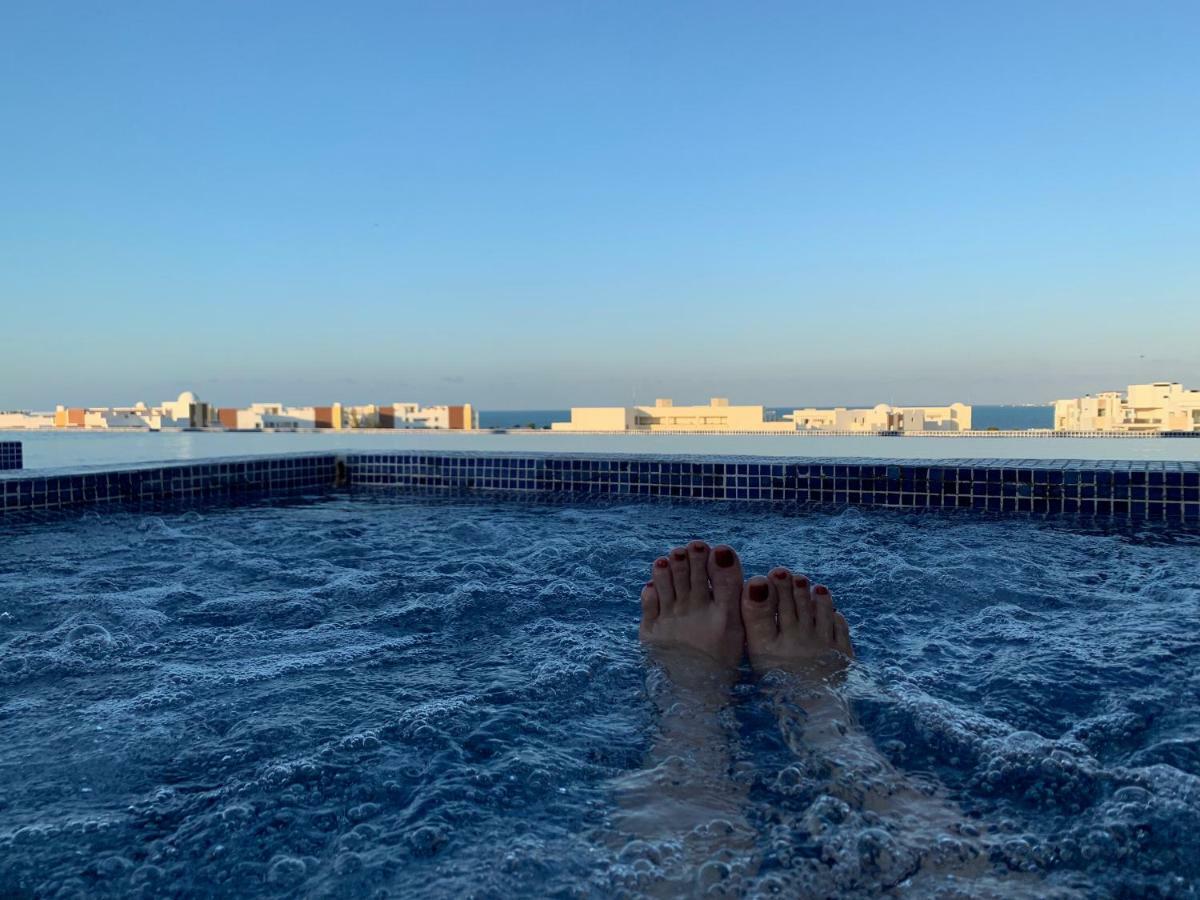 La Amada Condo With Marina View Cancún Eksteriør billede