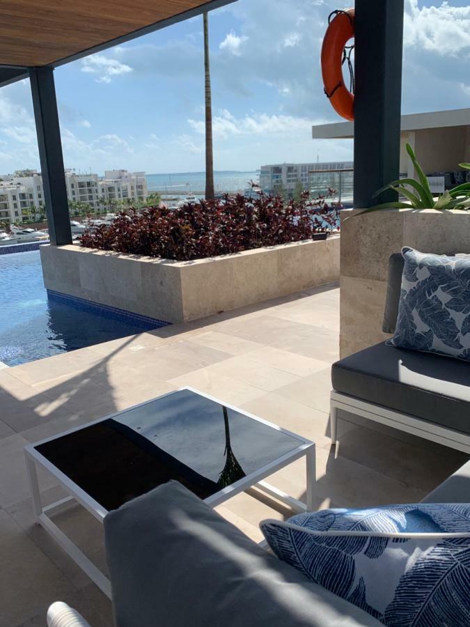 La Amada Condo With Marina View Cancún Eksteriør billede
